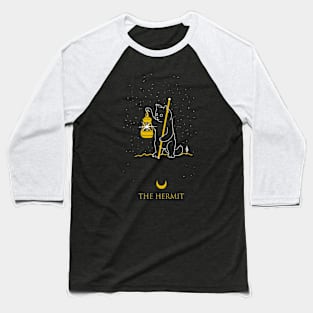 The Hermit - Tarot Cats Baseball T-Shirt